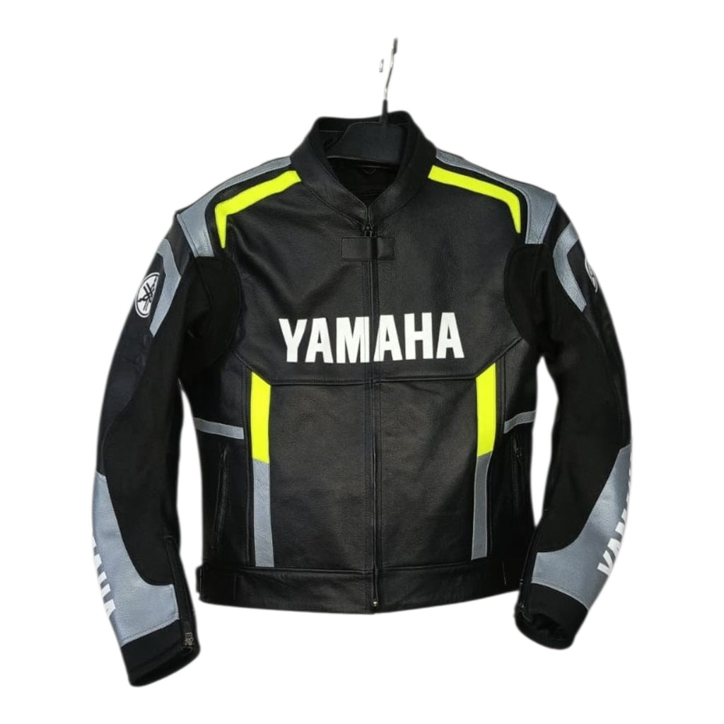 YAMAHA- Motorcycle Cowhide Leather Racing Jacket