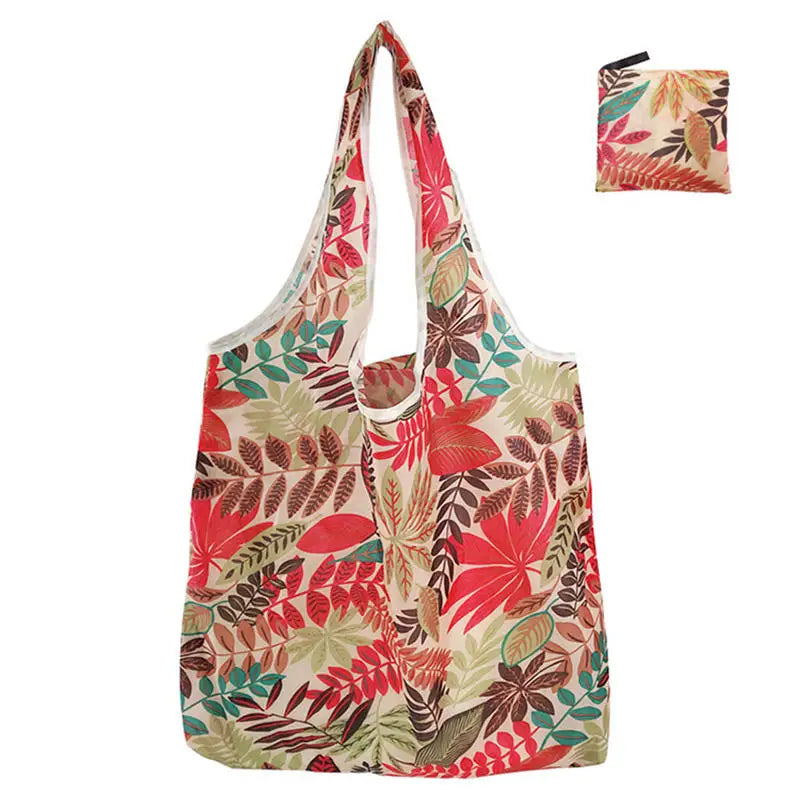 Foldable Reusable Shopping Tote Bag 1Pc Lightweight Colorful for Travel Daily Use Grocery Carry Eco Friendly Grocery Bag