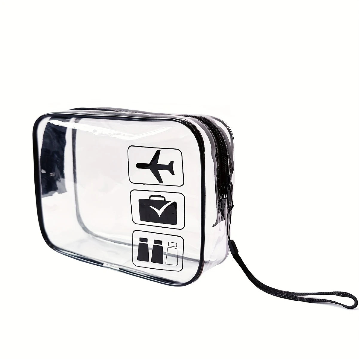 YANZAI Transparent Zipper Makeup Bag Organizer Box Men Women Travel Clear Cosmetic Bag Waterproof Toiletry Wash Make Up Bags