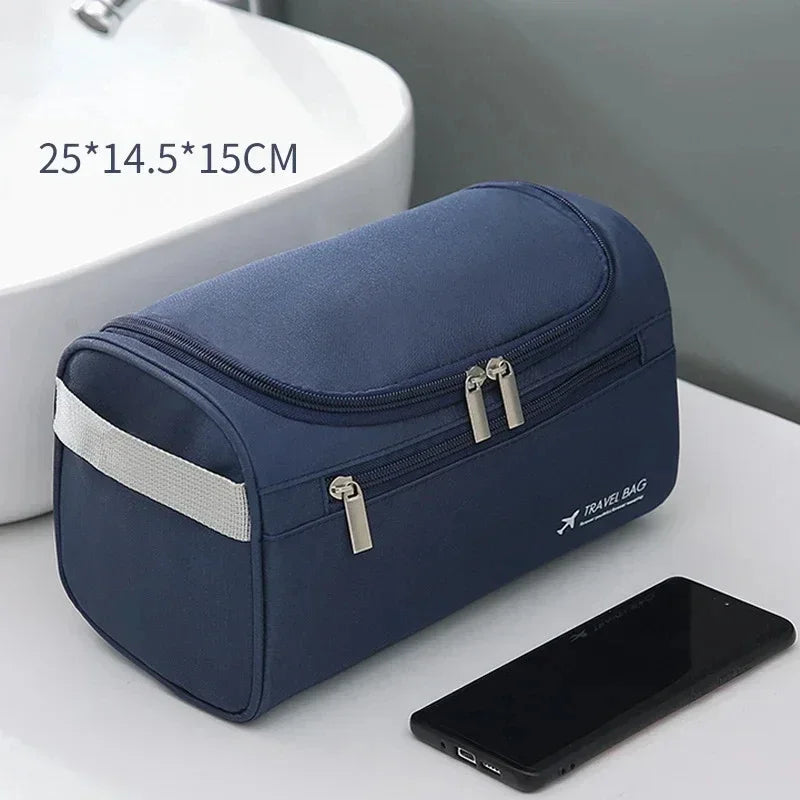 Leather Toiletry Bag For Men Women Kit Mens Hanging Toiletry Bag Travel Toiletry Bag For Traveling Large Capacity Cosmetic Bag