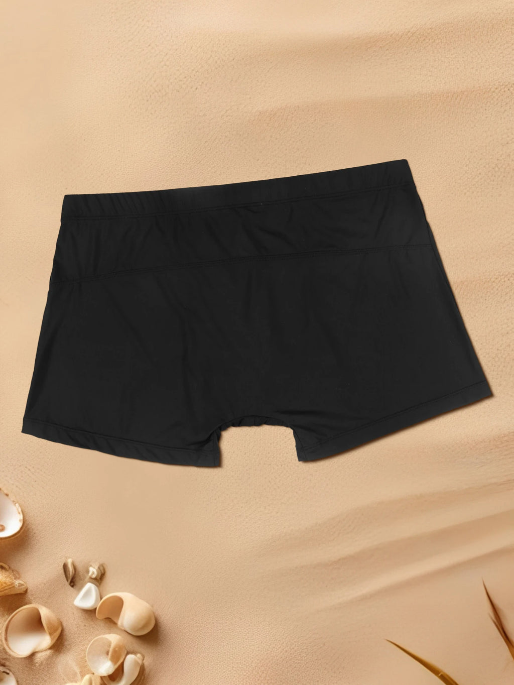 Sporty Patterned Swim Shorts for Men, Fast-Drying Snug Design Swimwear, Perfect for Swimming, Volleyball, and Running