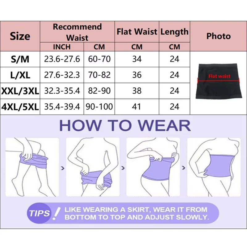 Men Slimming Body Shaper Sauna Sweat Belts Waist Trainer Corsets Belly Band Sports Girdles Modeling Straps Fat Burner Shapewear