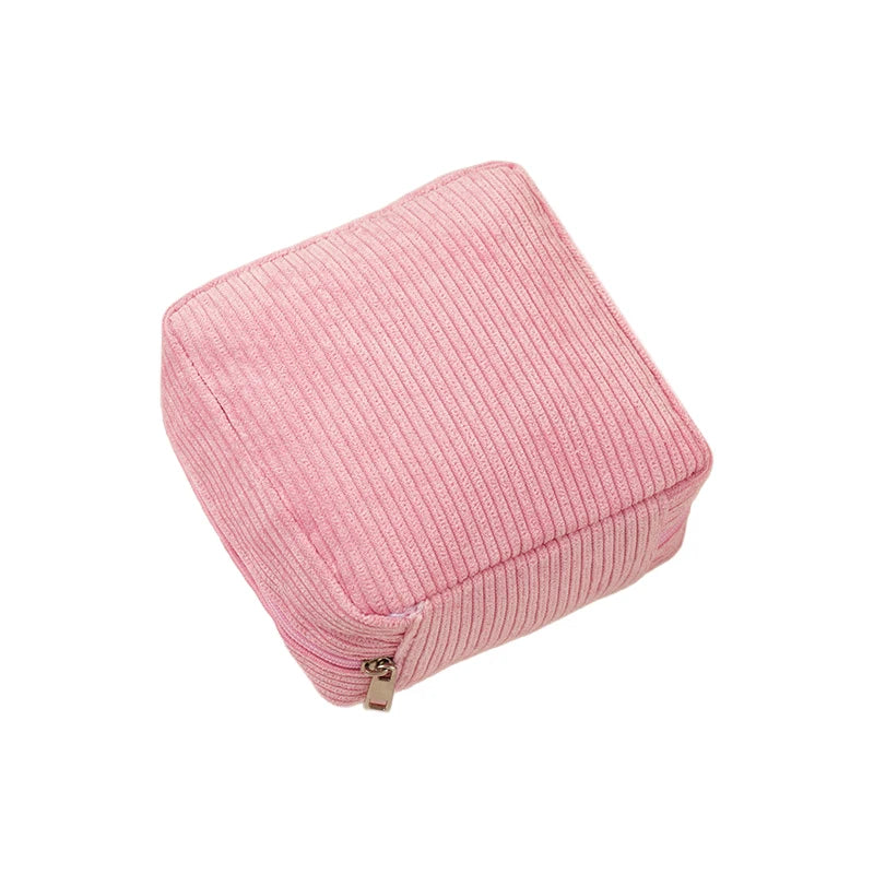 Toiletry Bag Sanitary Pad Pouch Pad Pouch Cute Cosmetic Storage Pouch Women Small Makeup Bag Cable Case
