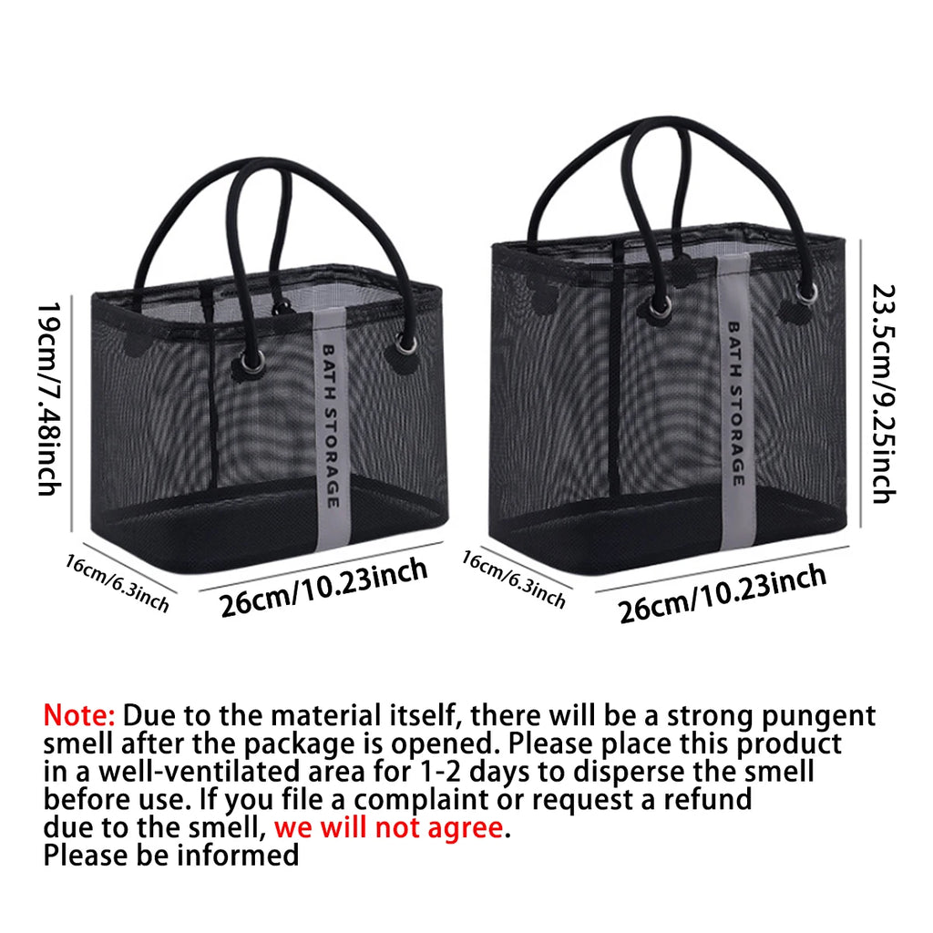 New Makeup Bag, Mesh Travel Toiletry Bag, Men's Toiletry Bag, College Dormitory Toiletry Storage Bag, Toiletry Basket