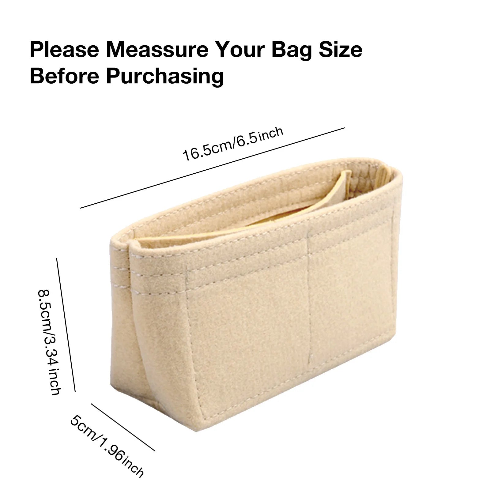 Bag Organizer for Longchamp Small Tote Bag Timid Bag Storage & Finishing Inner Bag Liner Handbags Insert Organizer Fit Mini Size