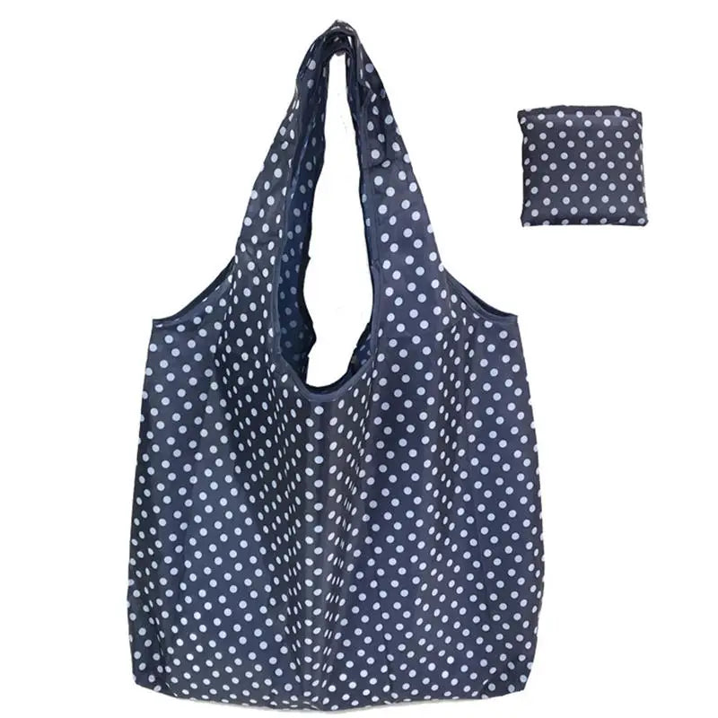 Foldable Reusable Shopping Tote Bag 1Pc Lightweight Colorful for Travel Daily Use Grocery Carry Eco Friendly Grocery Bag