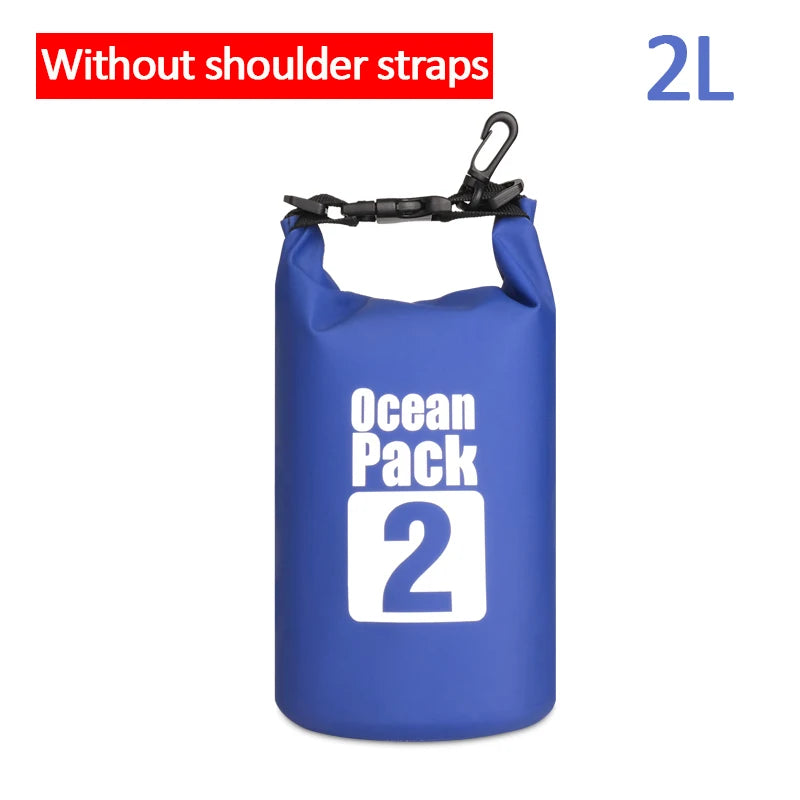 500D Waterproof Swimming Bag Dry Sack 2/5/10/15/20/30L Waterproof Floating Dry Gear Bags For Boating Fishing Rafting Swimming