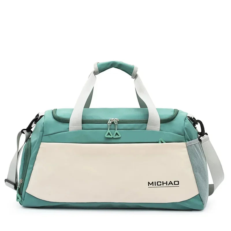 Large Gym Bag for Men Women with Wet Dry Pocket - Sports Duffle Bags Waterproof Swim Organizer with Shoe Compartment, Travel Bag