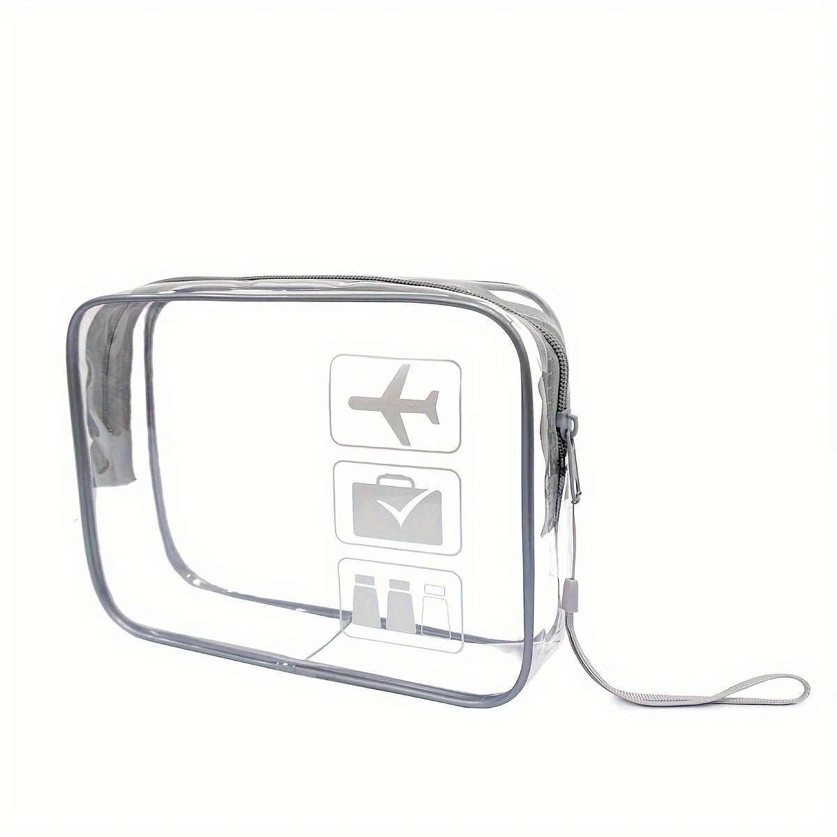 YANZAI Transparent Zipper Makeup Bag Organizer Box Men Women Travel Clear Cosmetic Bag Waterproof Toiletry Wash Make Up Bags