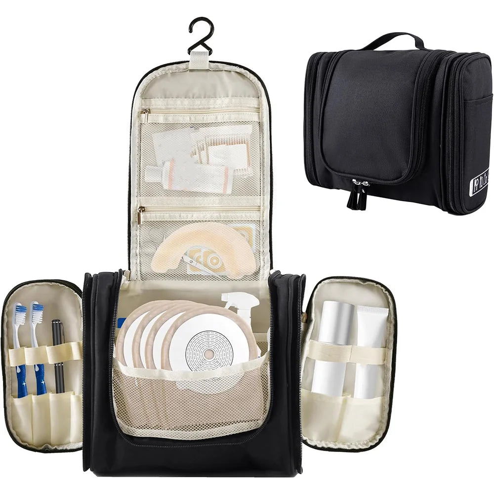 Large Multi-Pocket Hanging Toiletry Bag with Hook Stylish Makeup Organizer for Women & Men,Toiletry Travel Bag, Christmas Gift