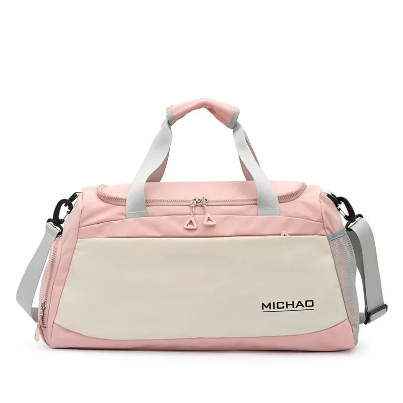 Large Gym Bag for Men Women with Wet Dry Pocket - Sports Duffle Bags Waterproof Swim Organizer with Shoe Compartment, Travel Bag