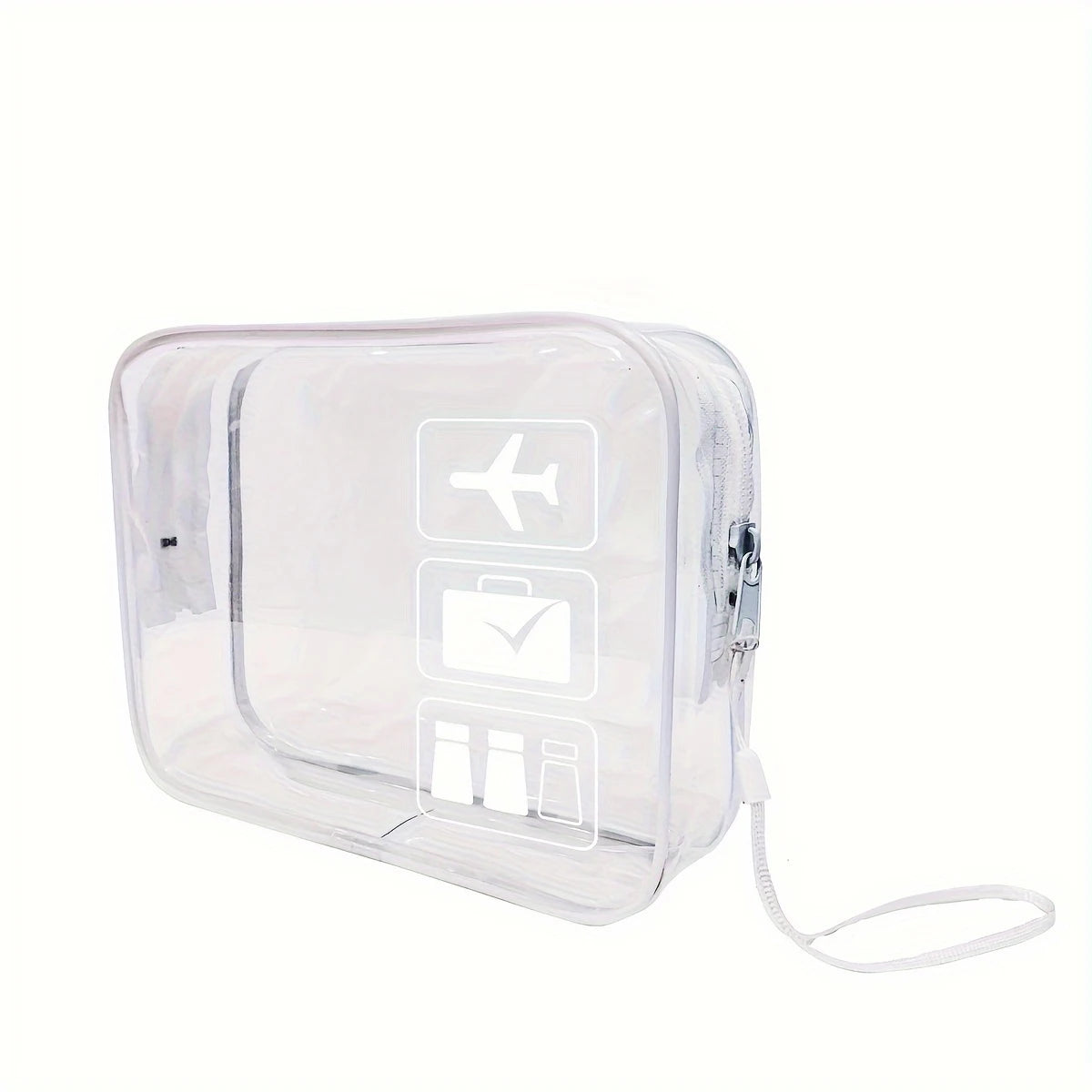 YANZAI Transparent Zipper Makeup Bag Organizer Box Men Women Travel Clear Cosmetic Bag Waterproof Toiletry Wash Make Up Bags