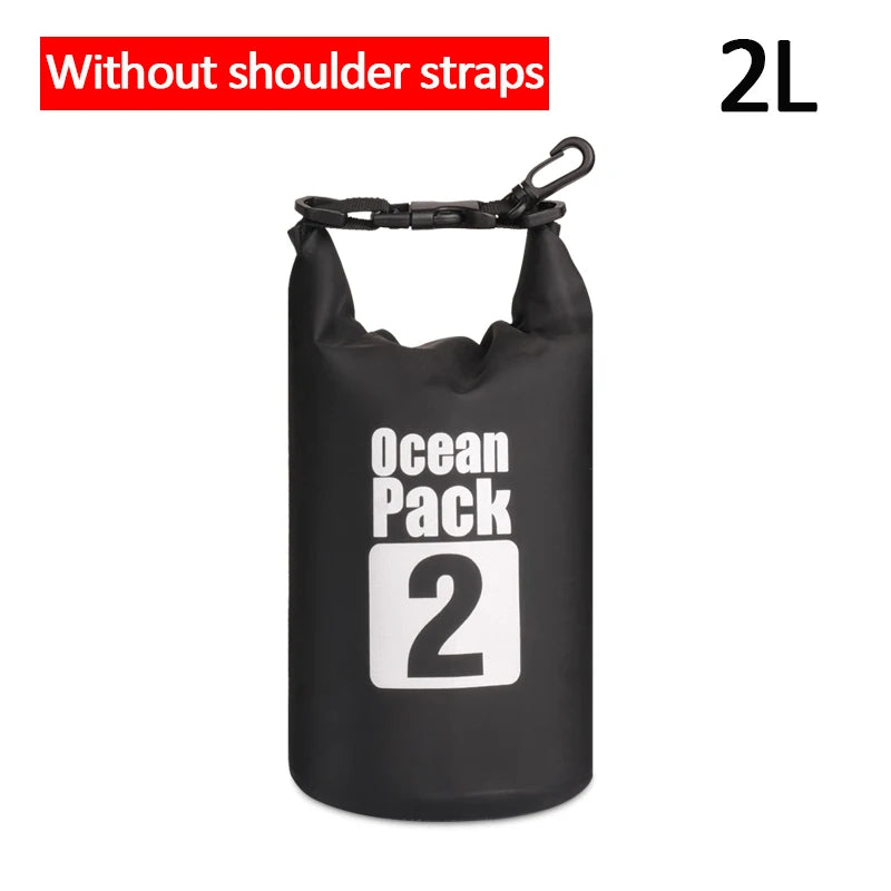 500D Waterproof Swimming Bag Dry Sack 2/5/10/15/20/30L Waterproof Floating Dry Gear Bags For Boating Fishing Rafting Swimming