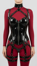 Premium Pvc Leather Corset