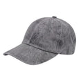 Unisex Leather Baseball Cap Distressed Biker Hat Adjustable Sports Casual Strap