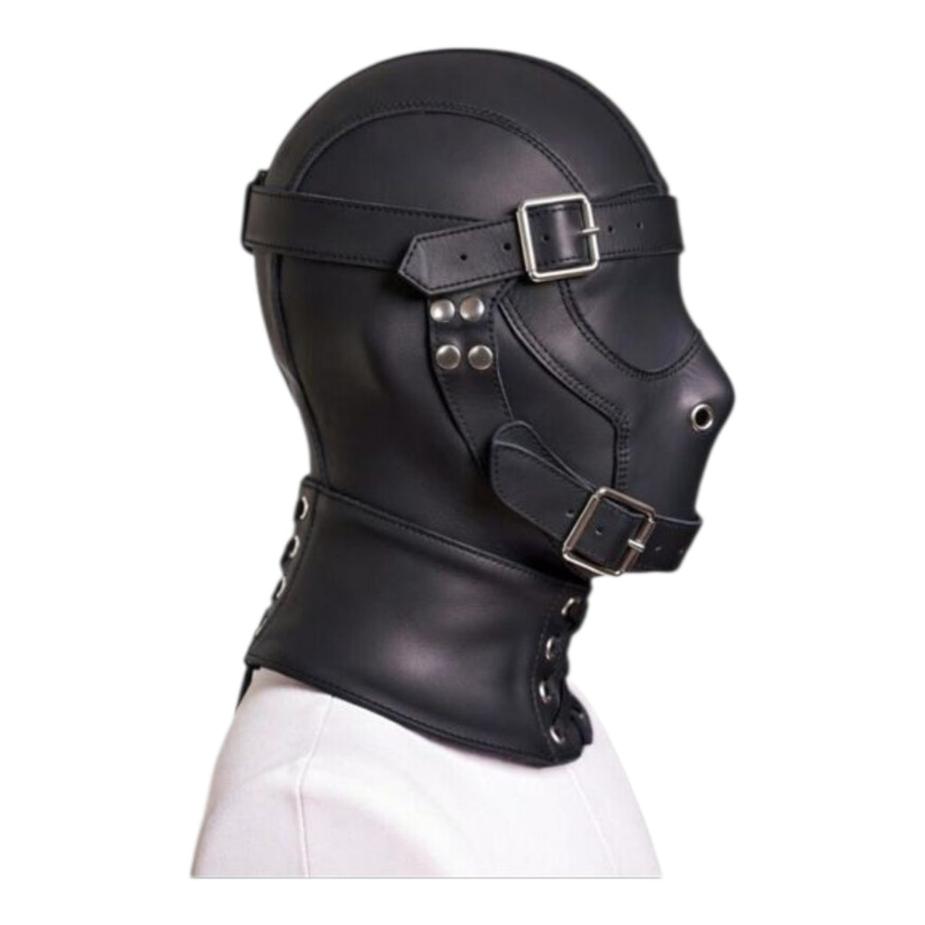 Handmade-Leather Face Mask with Premium Quality