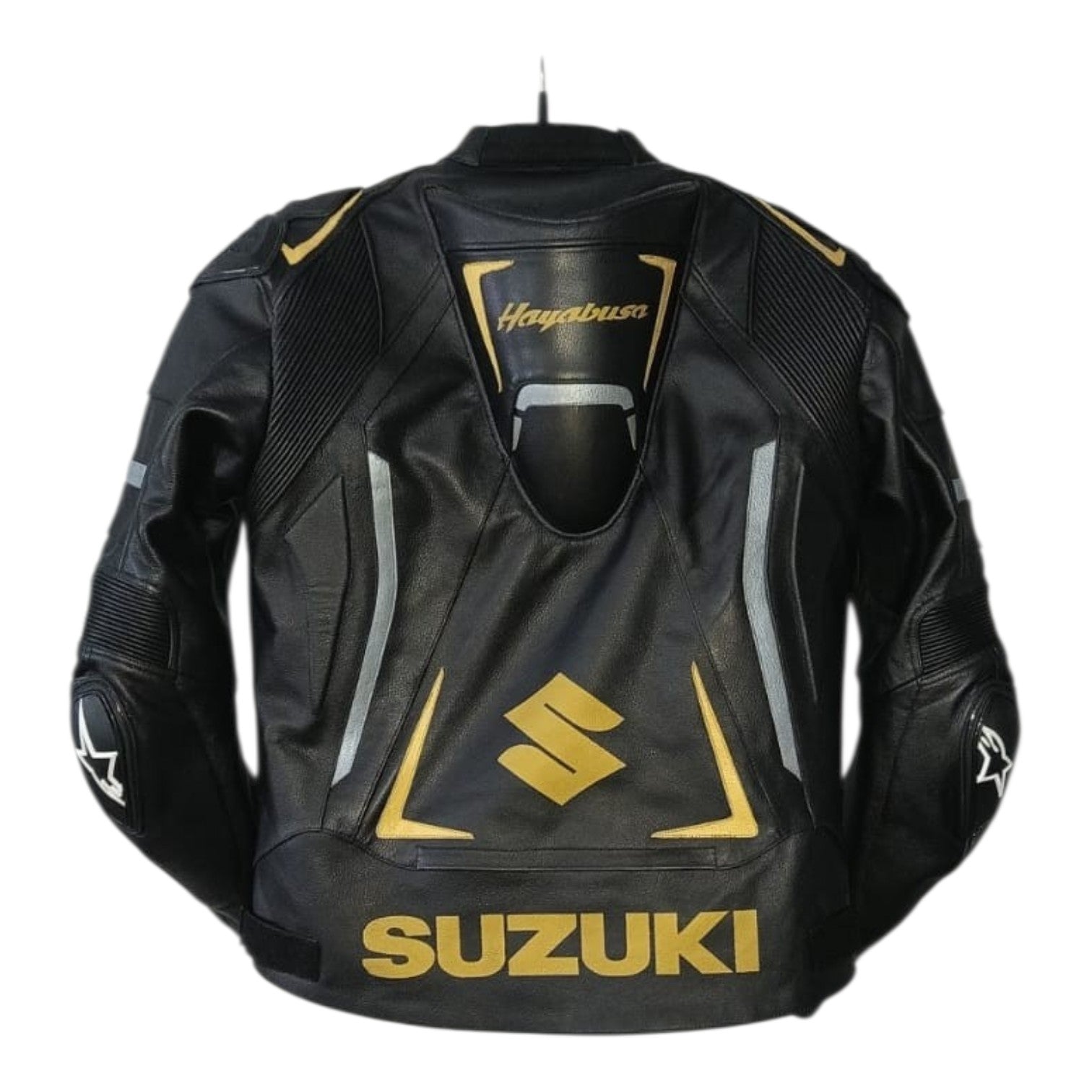 SUZUKI - Motorcycle Cowhide Leather Jacket