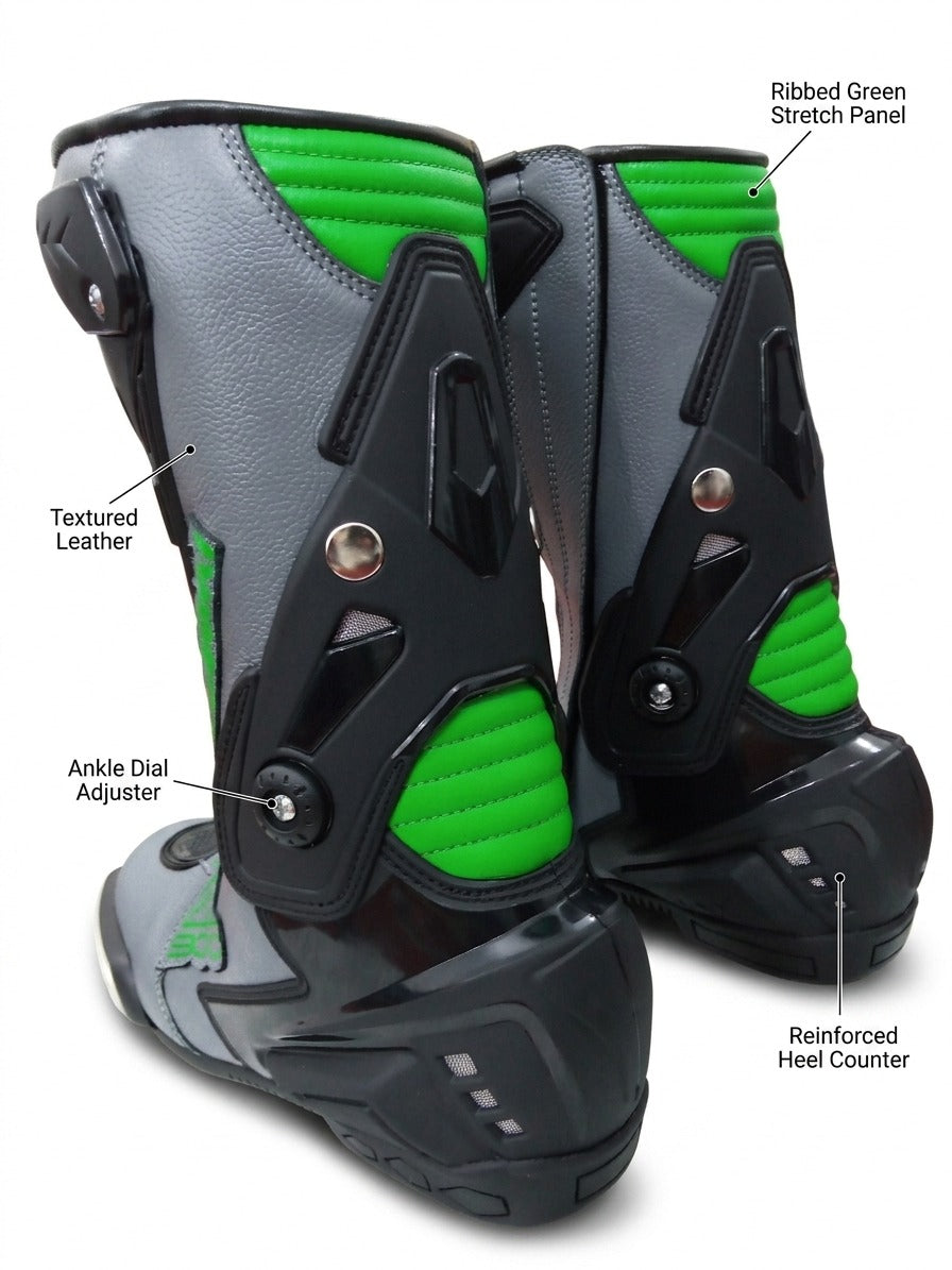 Motorcycle Racing Leather Boots