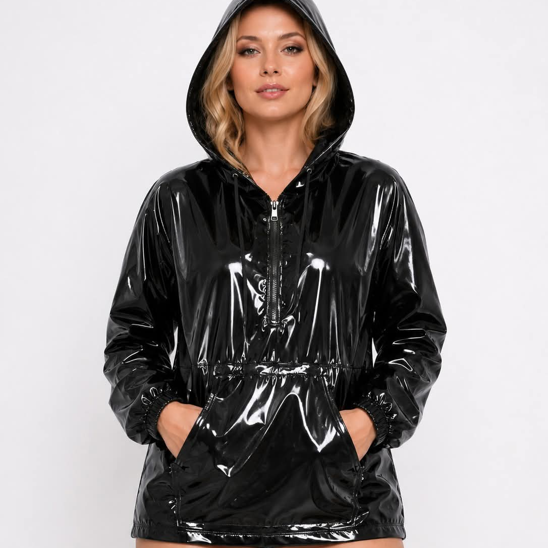 Premium PVC Hooded Jacket (Add Shorts)