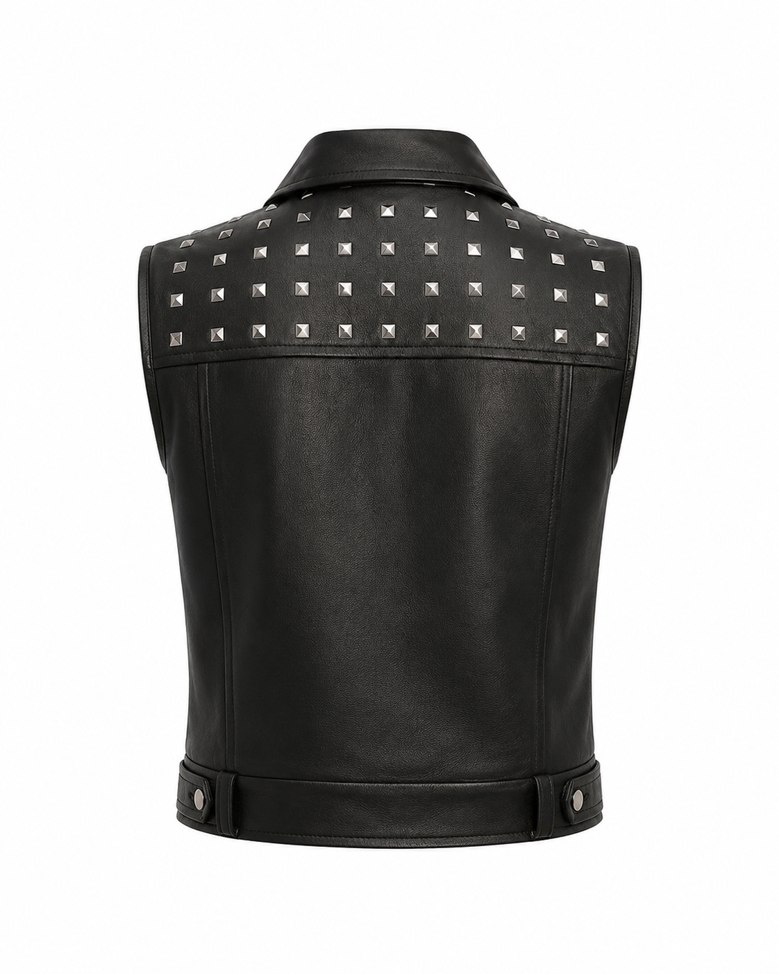Handmade Women’s  Leather Vest Slim Fit