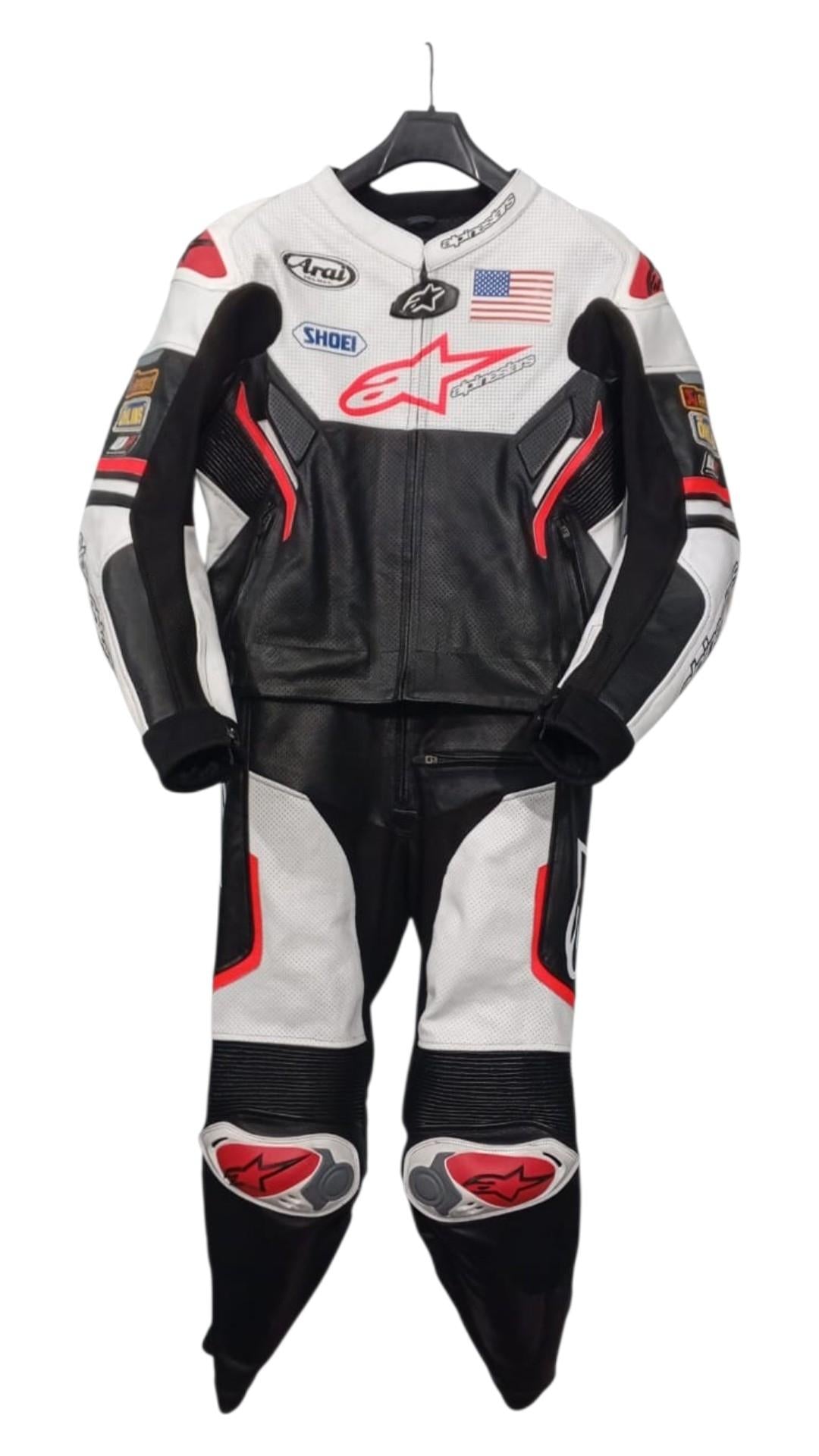 Cowhide Leather Motorcycle Racing Suits