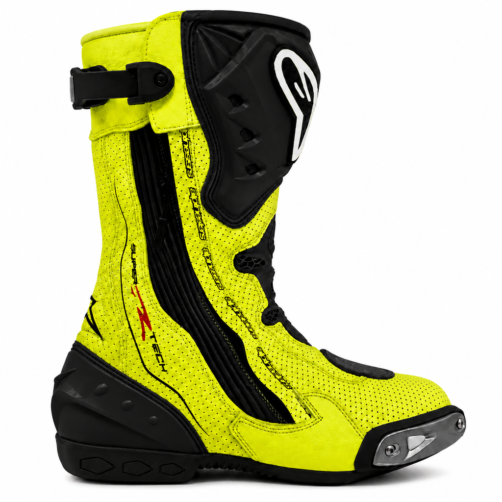 Motorcycle Leather Racing Boots
