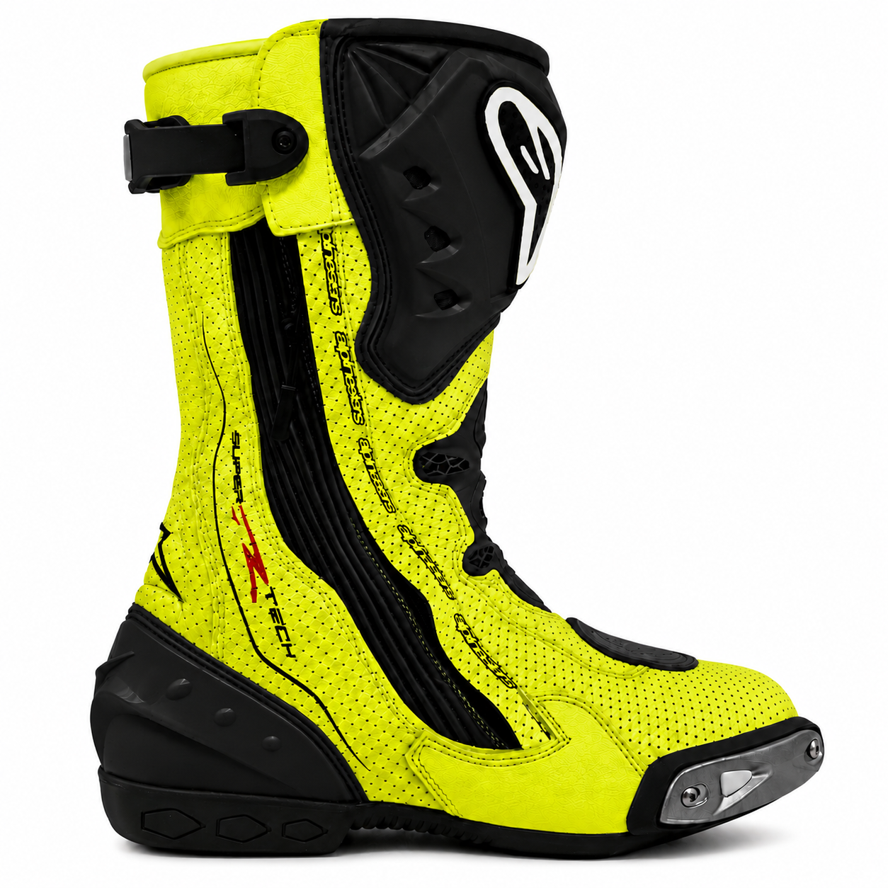 Motorcycle Leather Racing Boots