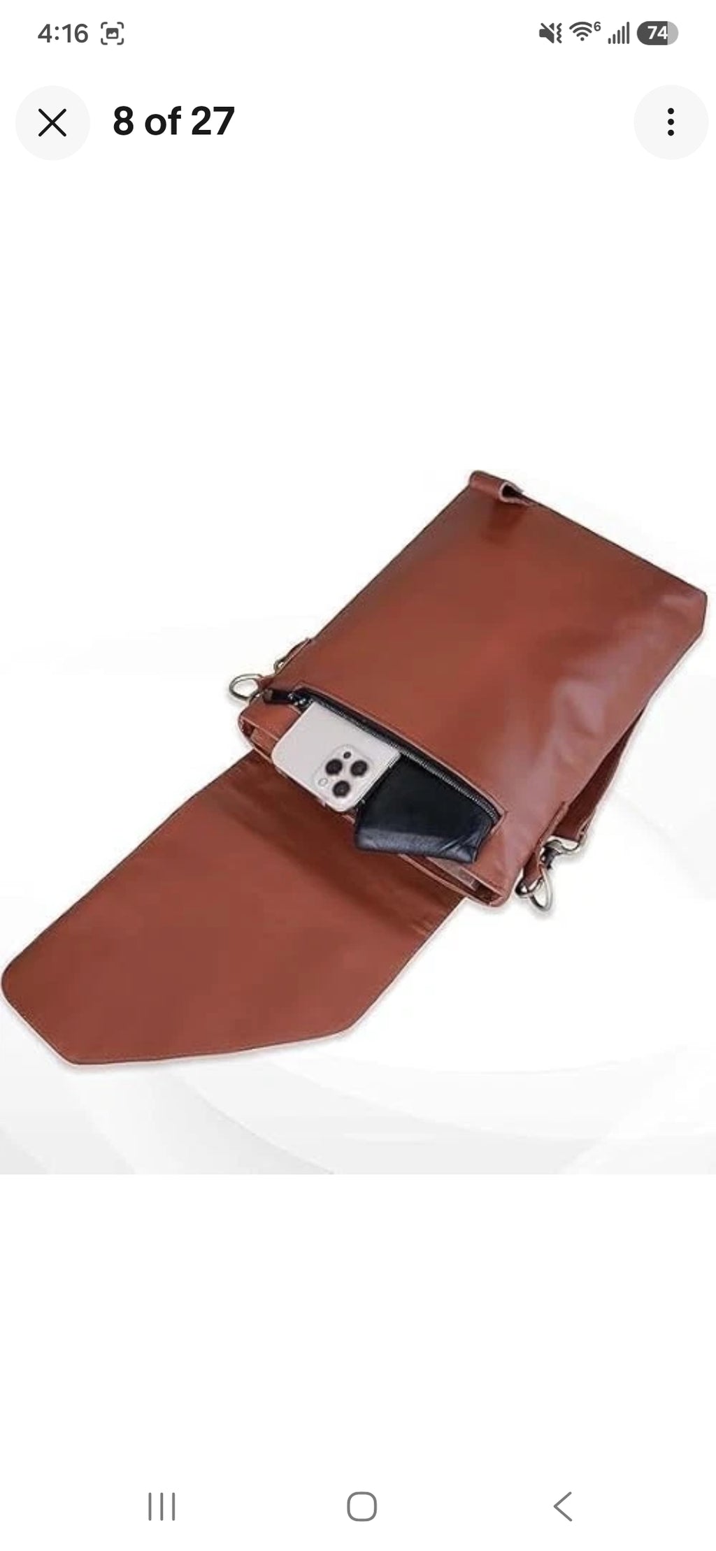 Genuine Leather Crossbody Bag Unisex Shoulder Sling Travel Messenger Purse