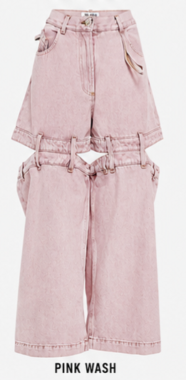 Go4Me- Detachable Dangree Denim Jeans