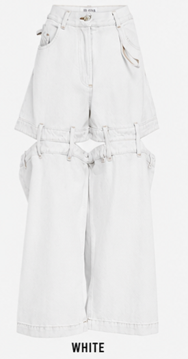 Go4Me- Detachable Dangree Denim Jeans