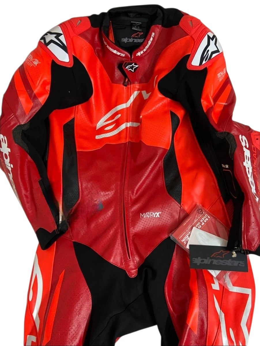 Cowhide Leather Motorcycle Racing Suits
