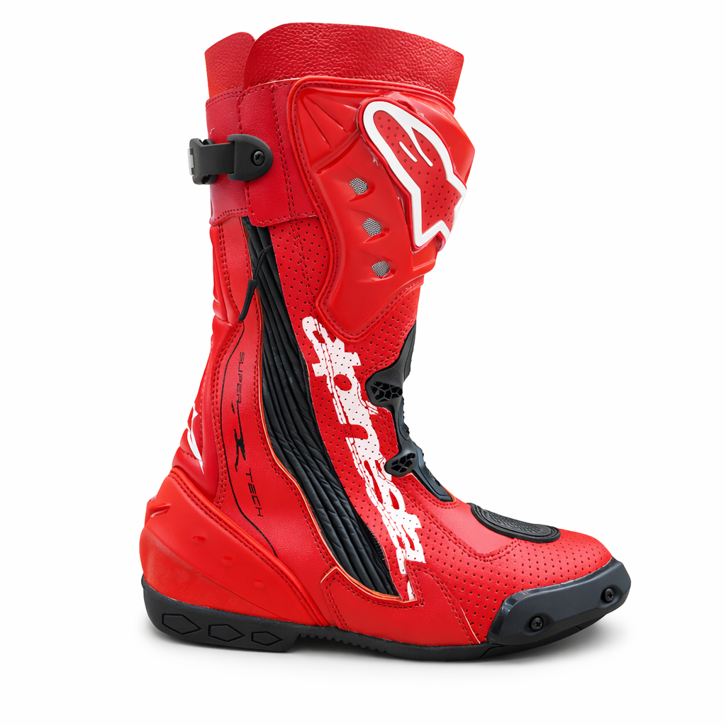 Motorcycle Racing Leather Boots