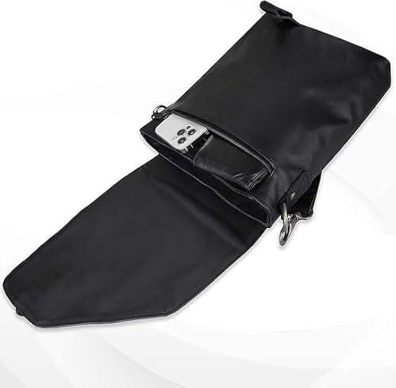 Genuine Leather Crossbody Bag Unisex Shoulder Sling Travel Messenger Purse