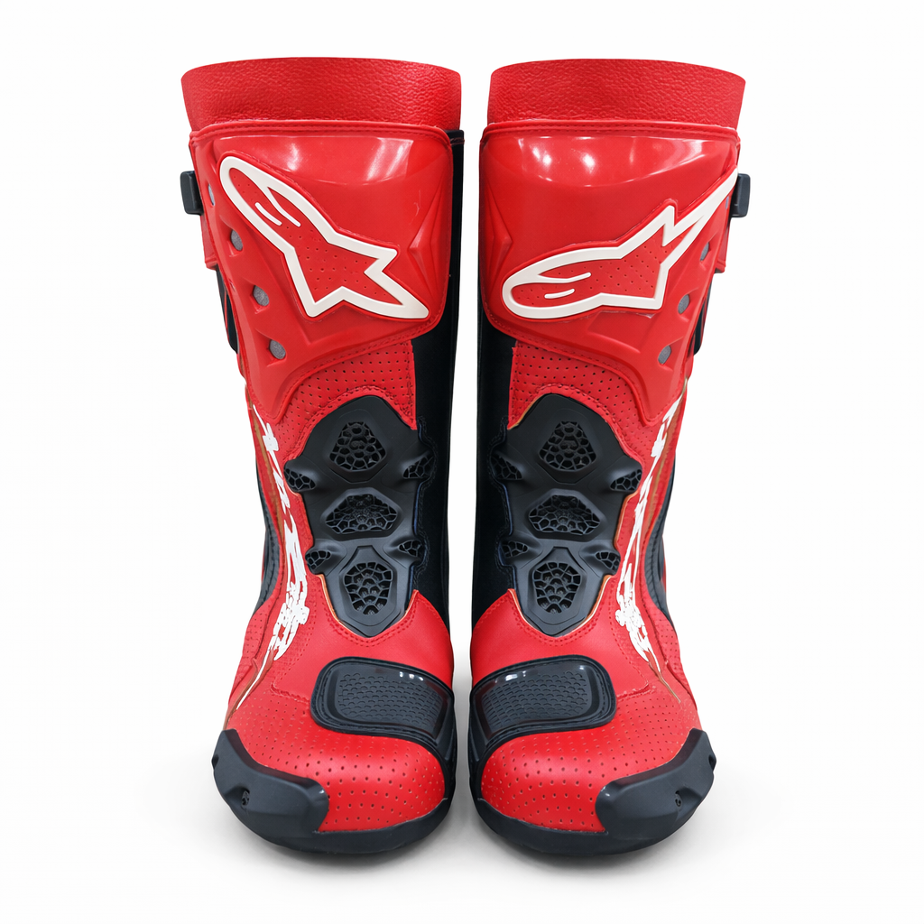 Motorcycle Racing Leather Boots
